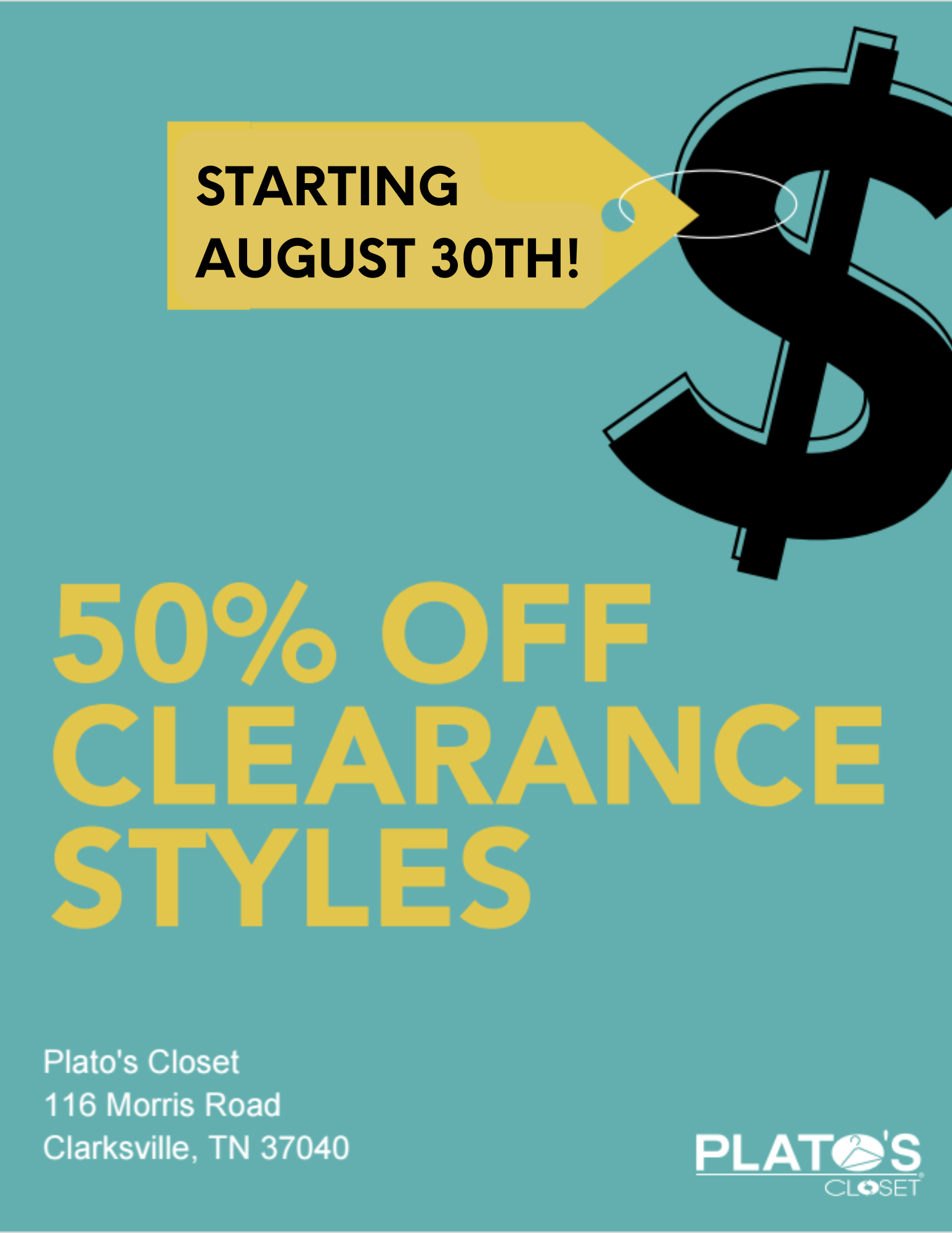 50% off clearance